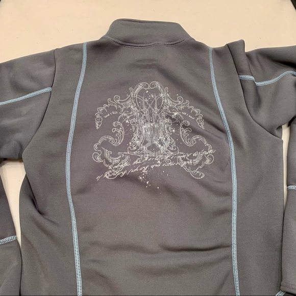 Cabelas Polartec Womens Size Large 1/4 Zip L/S Wicking Active Pullover Top NEW - Picture 7 of 10